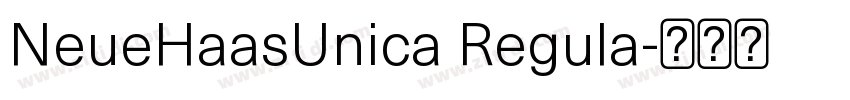 NeueHaasUnica Regula字体转换 NeueHaasUnica Regula字体转换